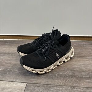 On Cloud Women’s  Black Running Shoes